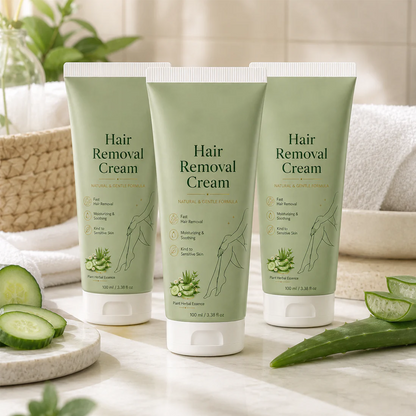 Calvrea™ Natural Gentle Hair Removal Cream | For Women & Men, Sensitive Skin